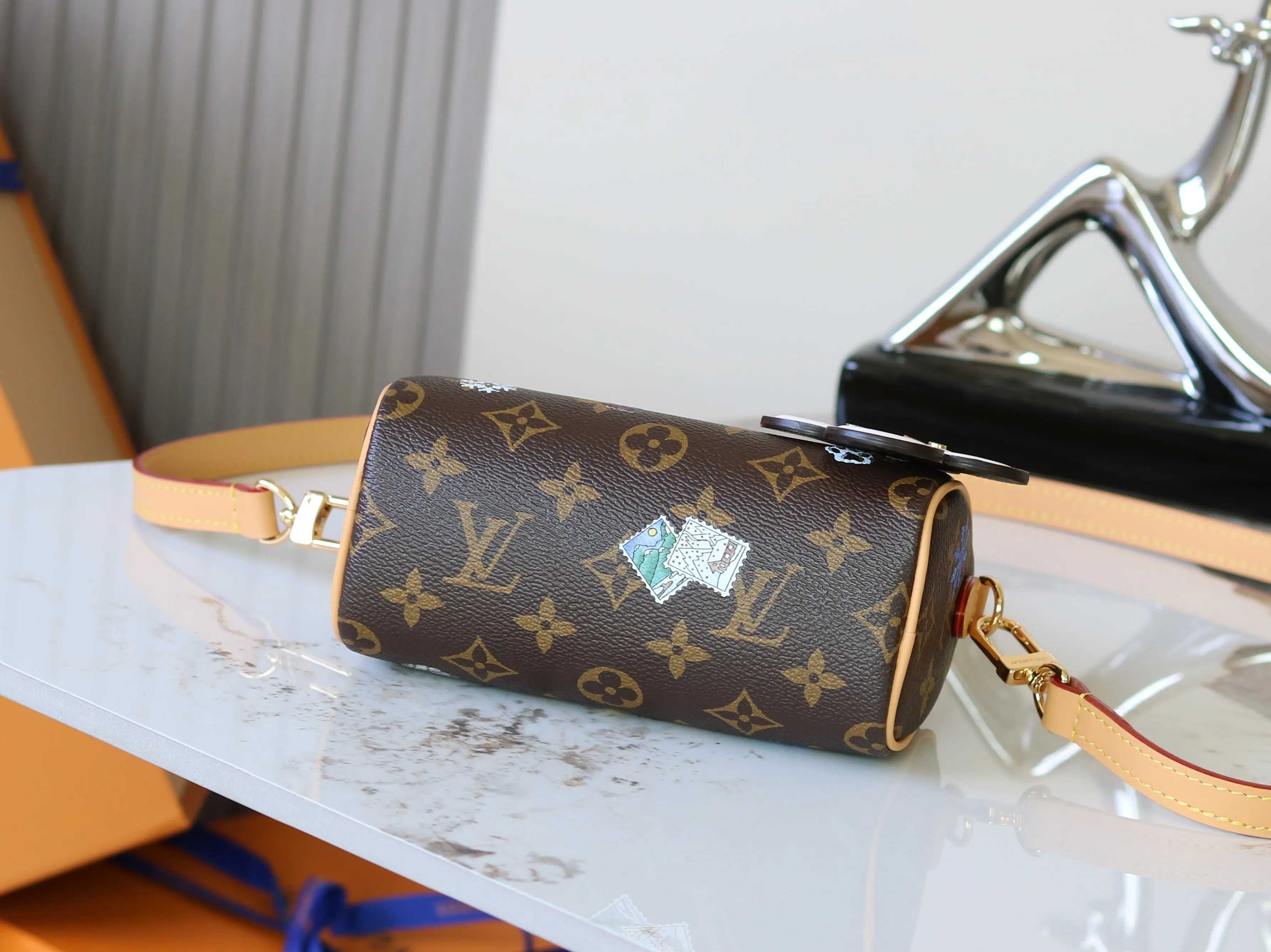 LV 老花Mini Speedy手袋 彩色挂饰款｜ORBUYBAG 岚奢包高端时尚精品