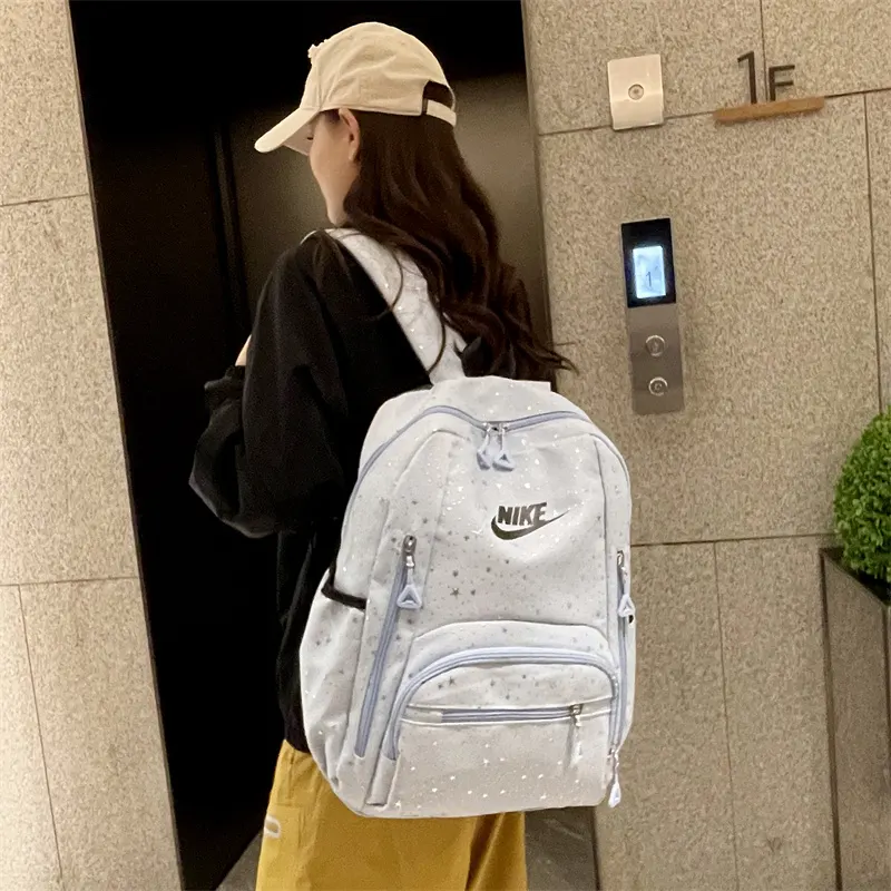街头潮流运动休闲个性满天星运动学院风高中大学 双肩包 实用双肩款