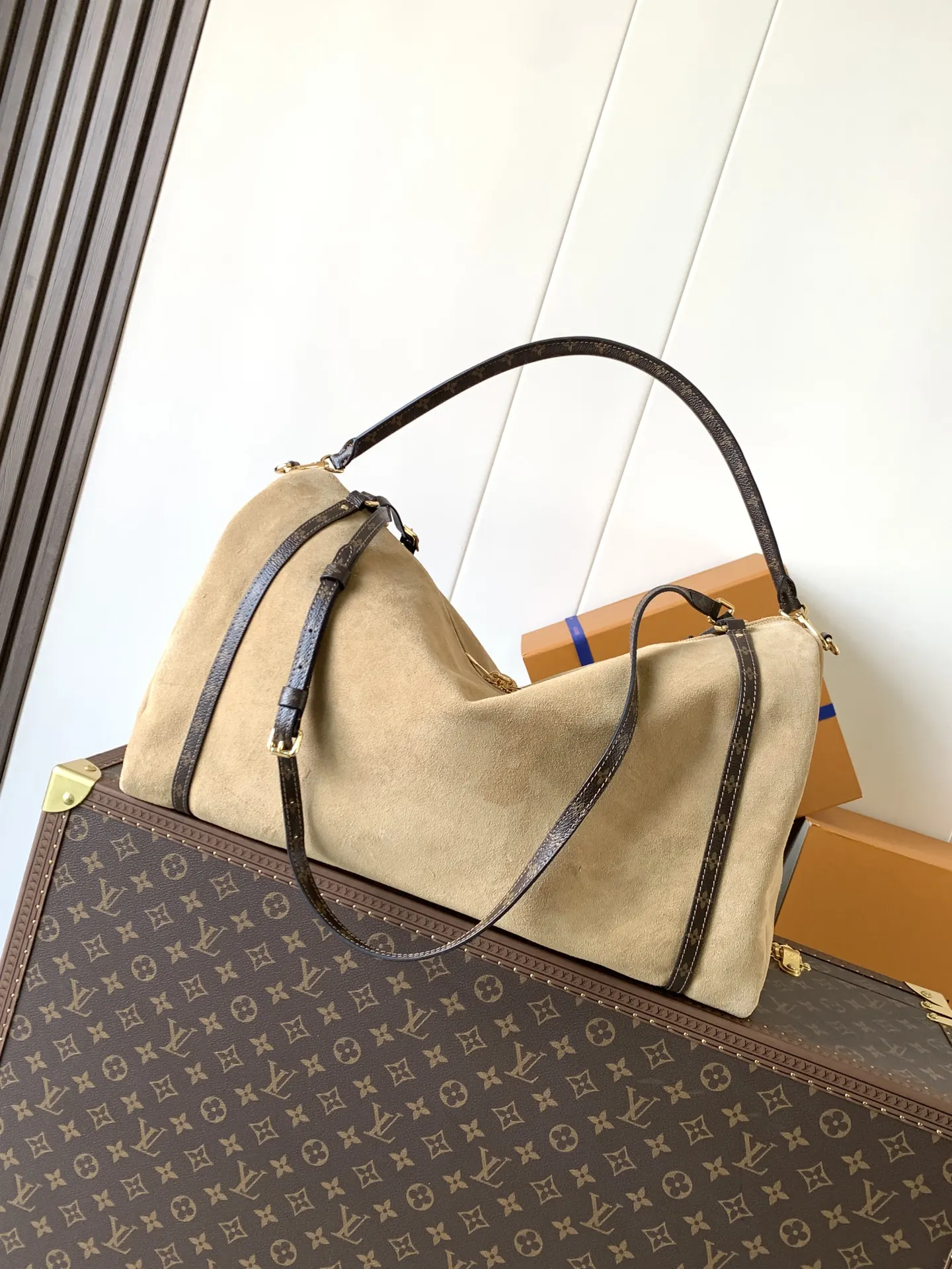 Black Fashion Item Travel Leather