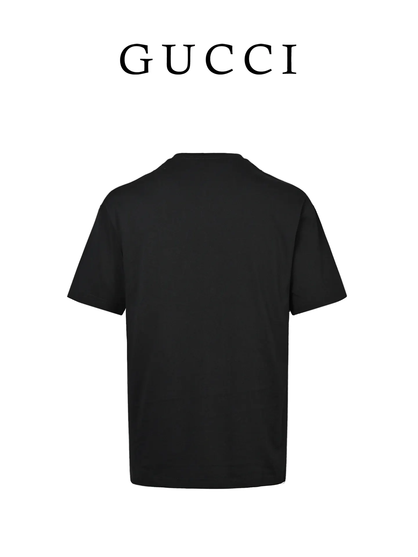 Gucci Pink Logo Letter Short Sleeve T-Shirt