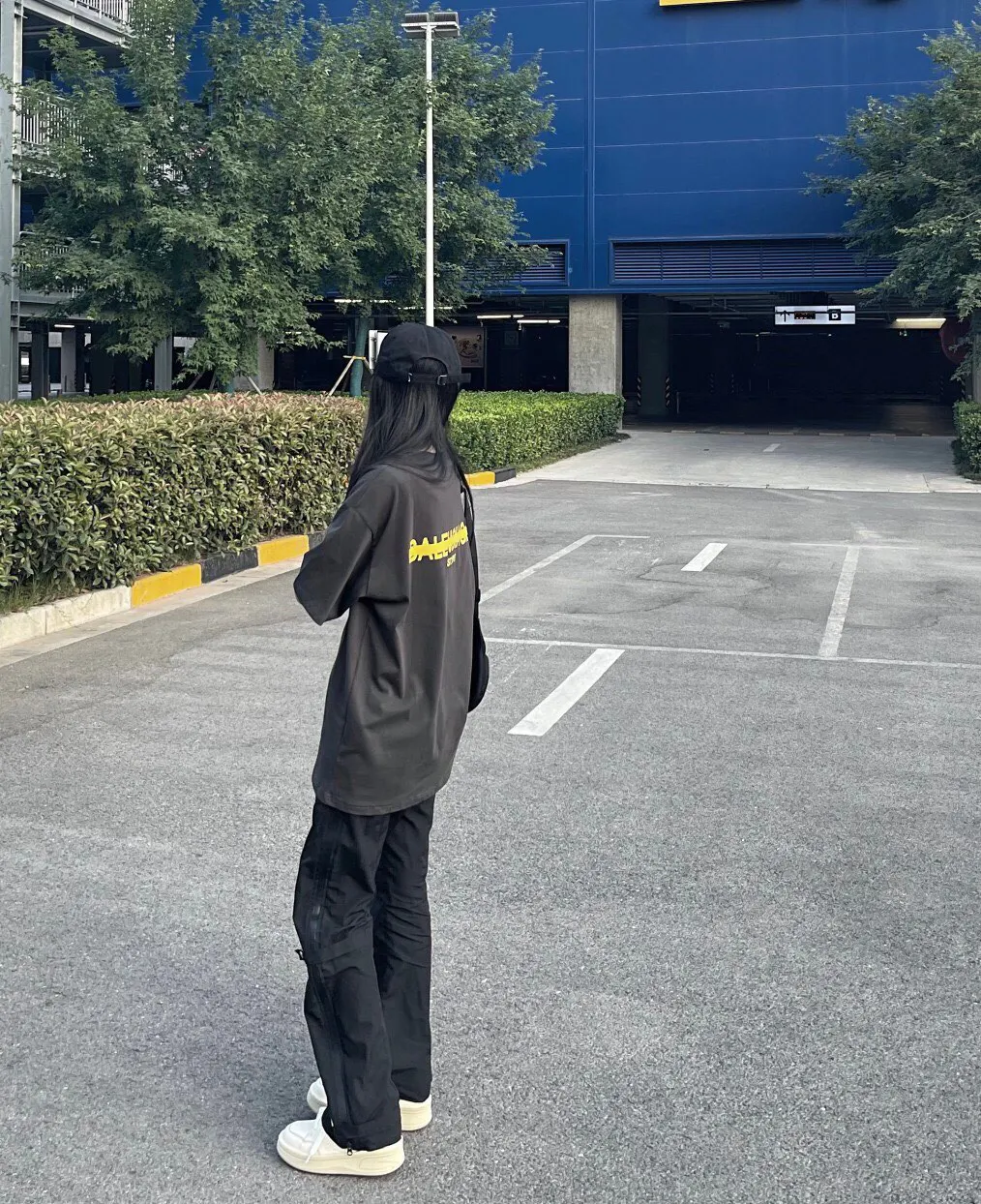 Balenciaga Logo 字母 短袖T恤 街头休闲款