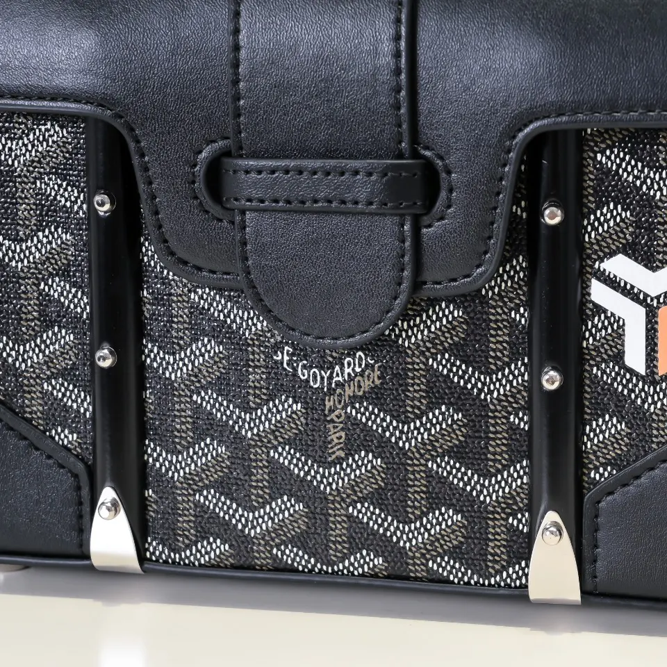 Goyard 黑色 直销 黑色 戈雅 硬西贡Saïgon 手提包 通勤手提款