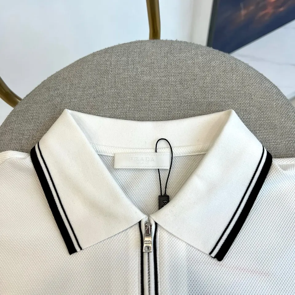 Prada 刺繡 棉質 Polo衫