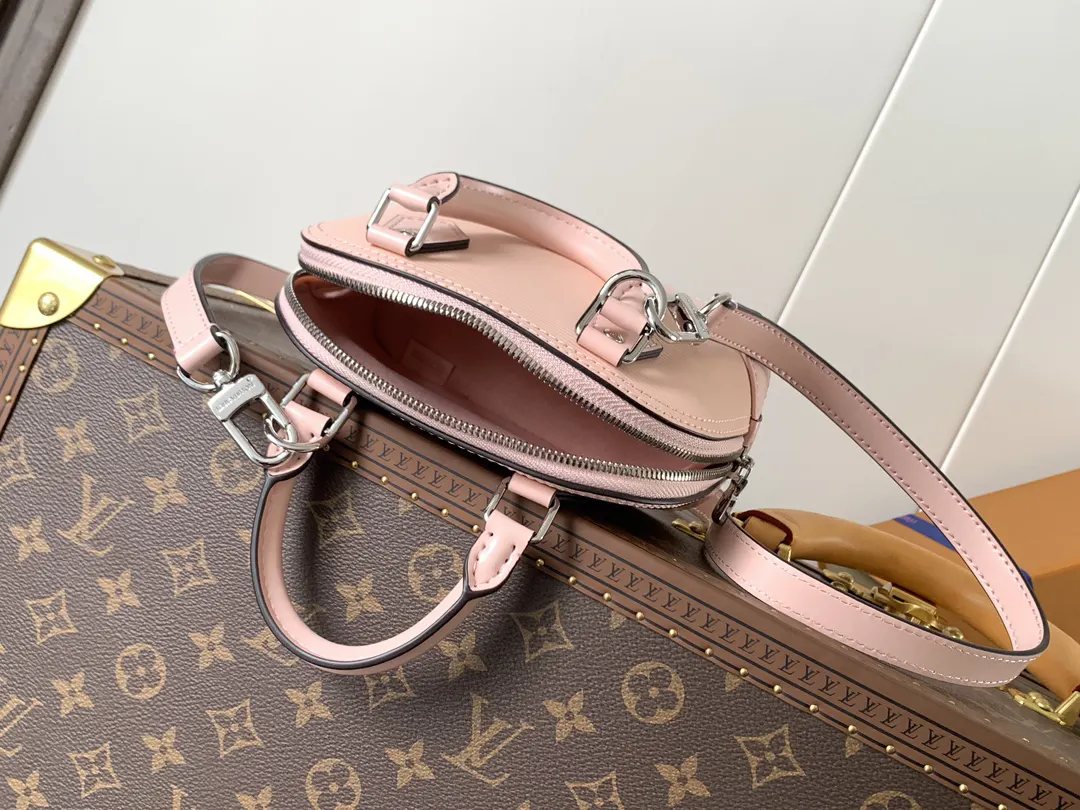 LV Alma Pink Top Handle Crossbody Bag Image 8 LV Alma Pink Top Handle Crossbody Bag Image 8