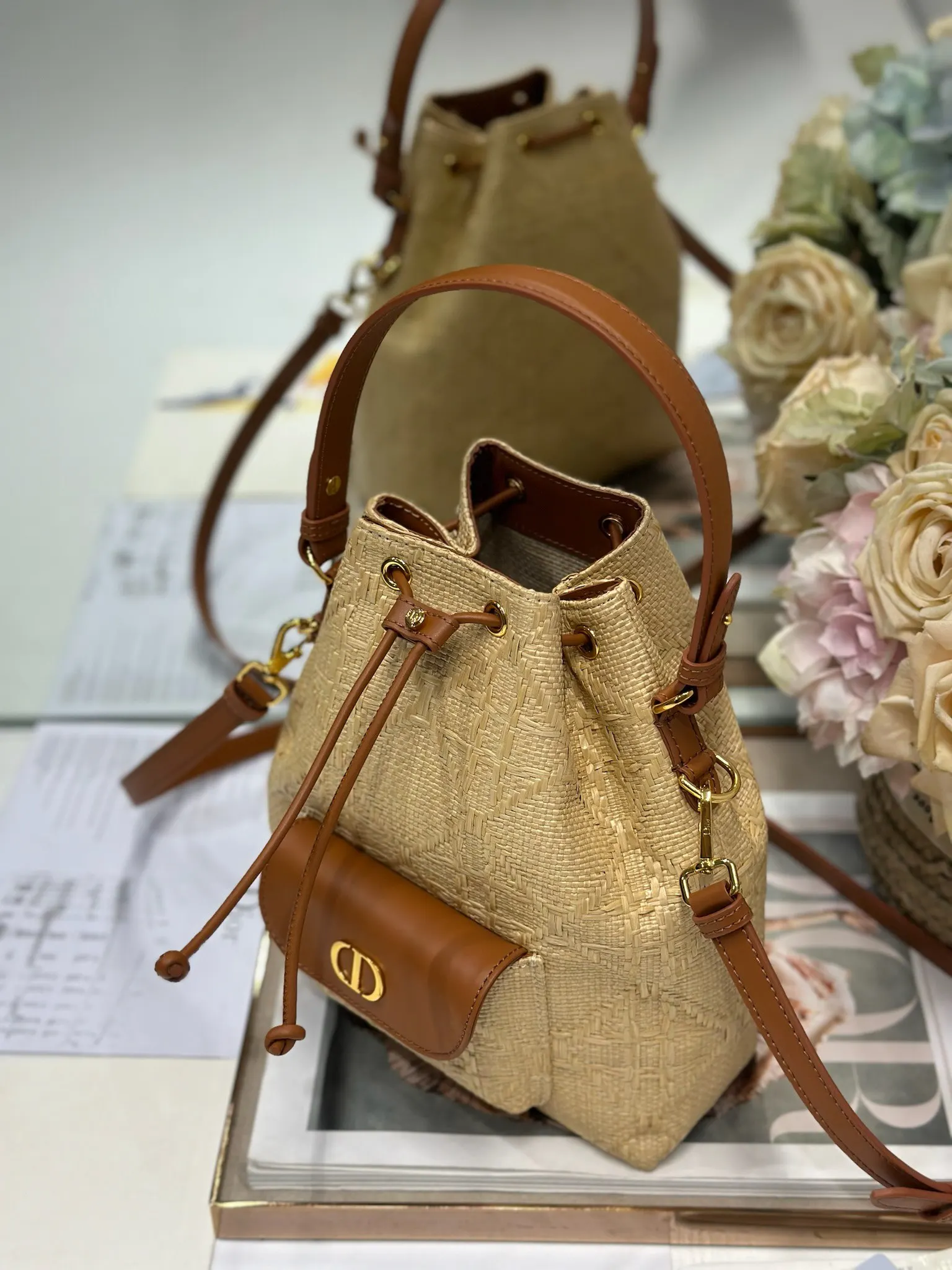 Dior Gold Organizer Pouch Travel