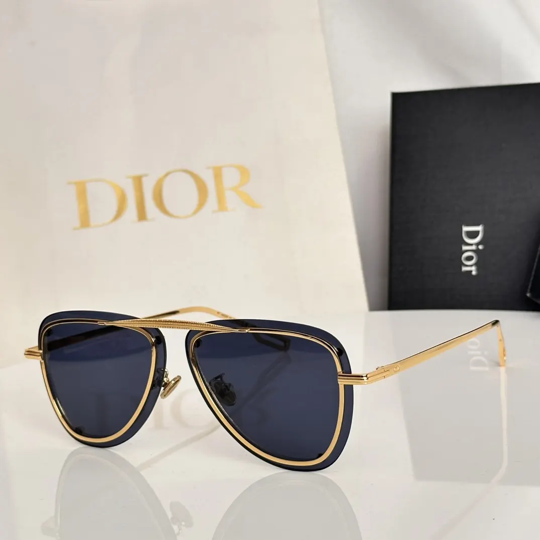 Dior 金属框无框太阳镜 轻盈遮阳款