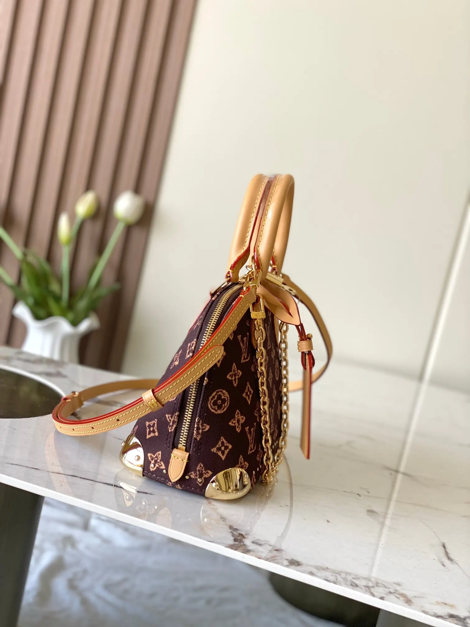 Louis Vuitton Alma 老花 手提包 实拍款04