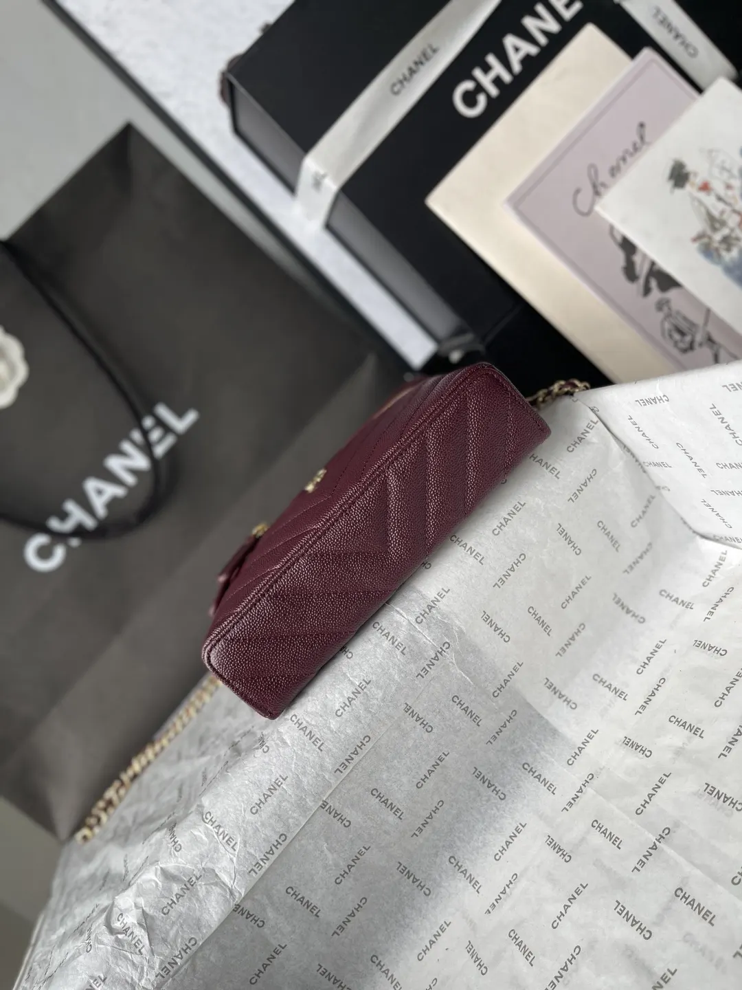Chanel Chain Bag Leather