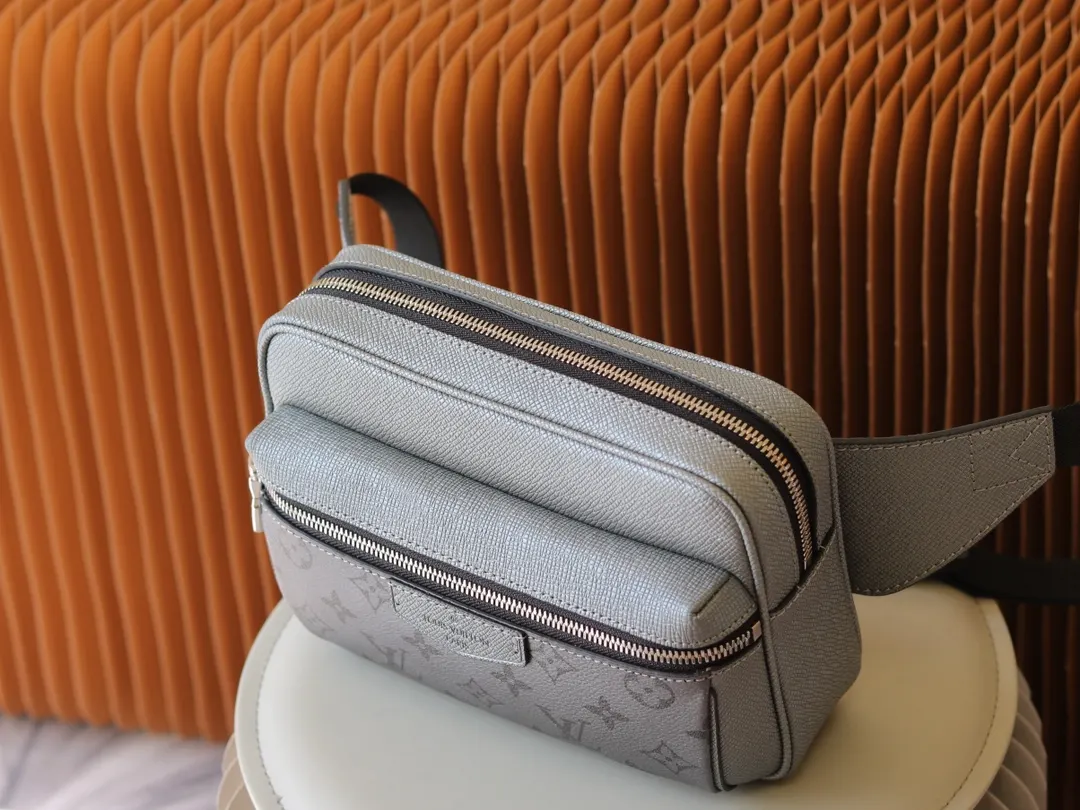Silver Belt Bag Casual Canvas