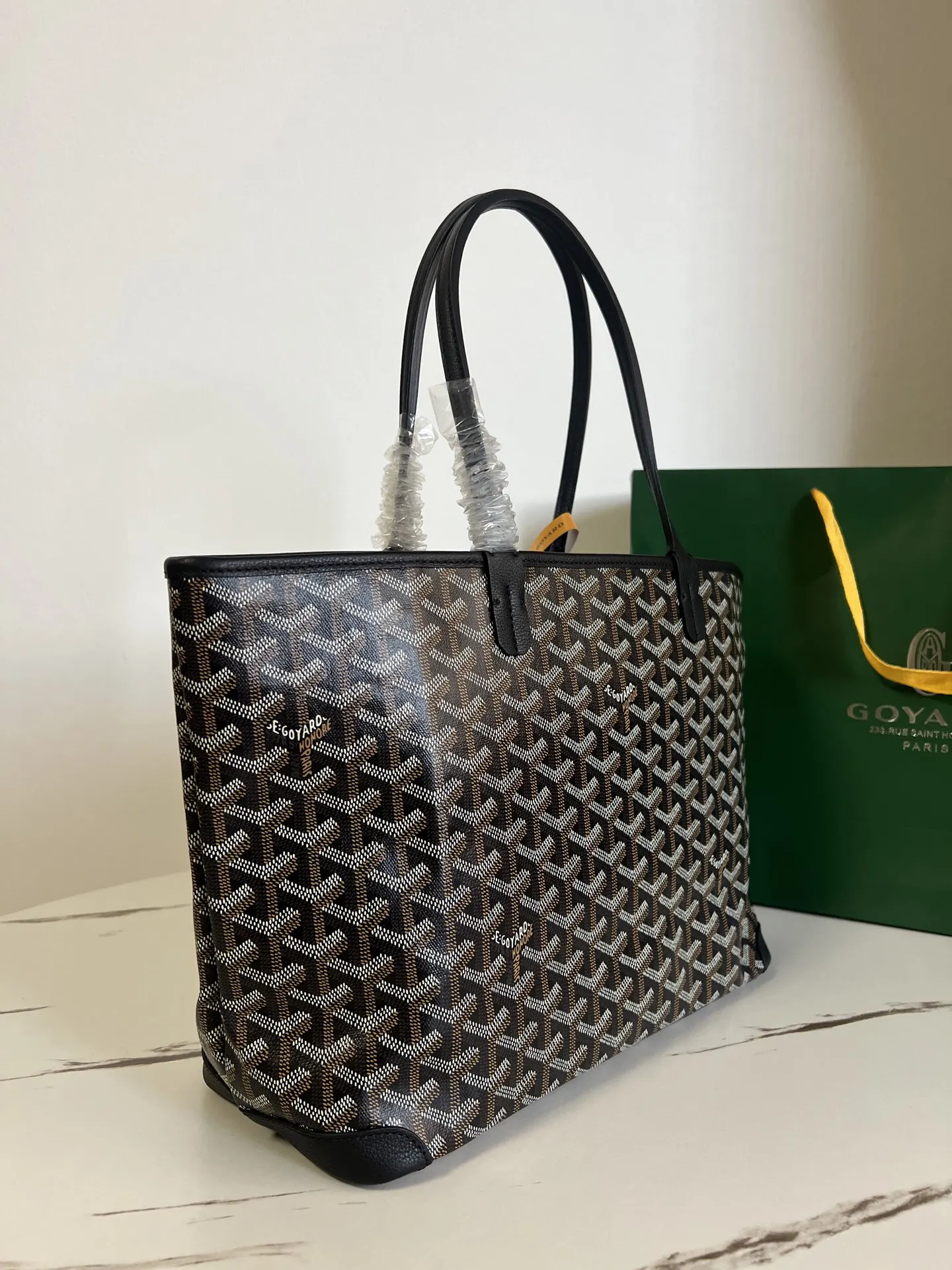 Goyard 黑色 牛皮 托特包 大容量托特款