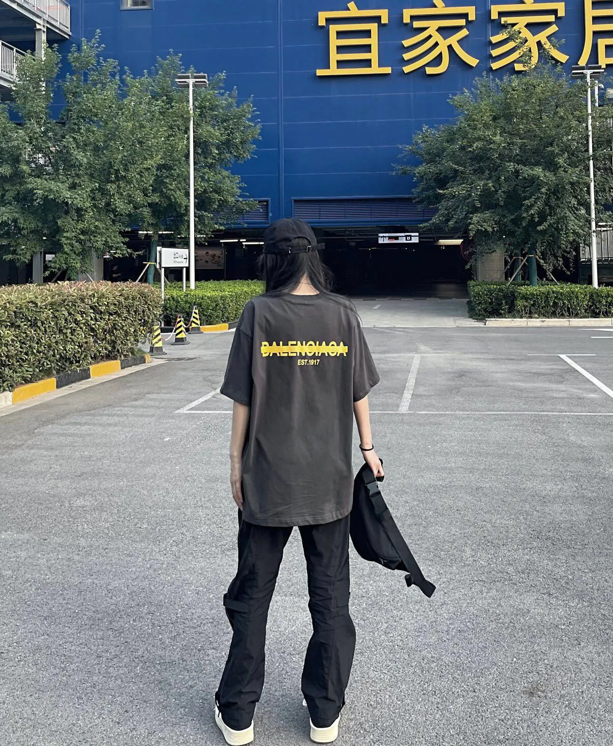 Balenciaga Logo 字母 短袖T恤 街头休闲款