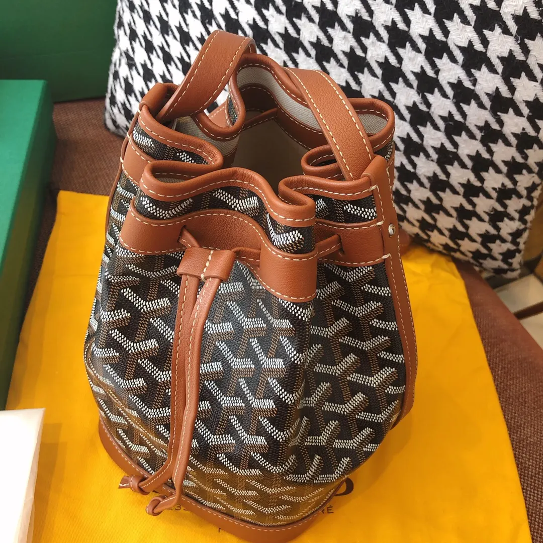 Goyard 棕色 老花 帆布 水桶包 休閒水桶款
