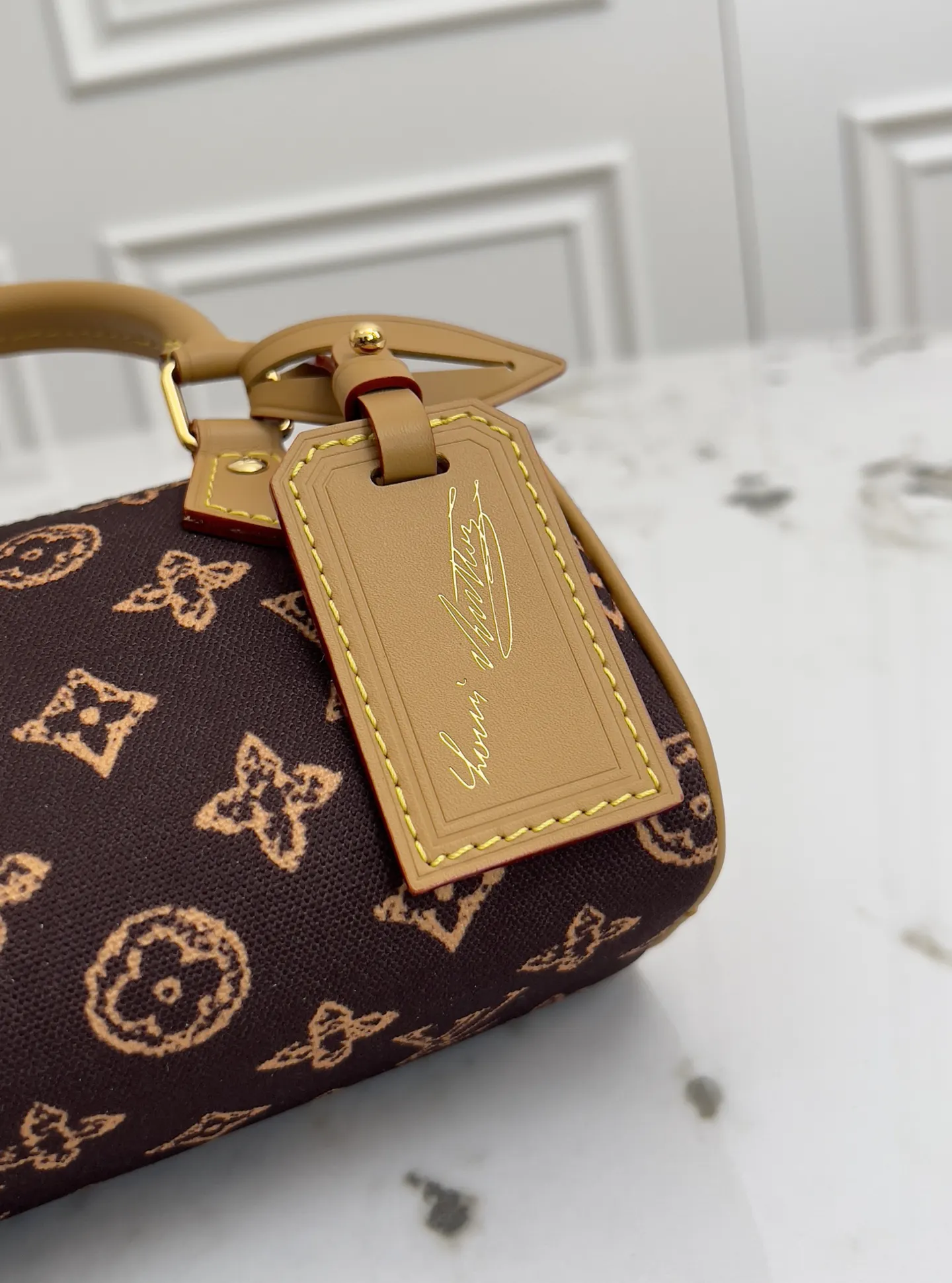 Louis Vuitton Speedy 棕色 Monogram 手提包