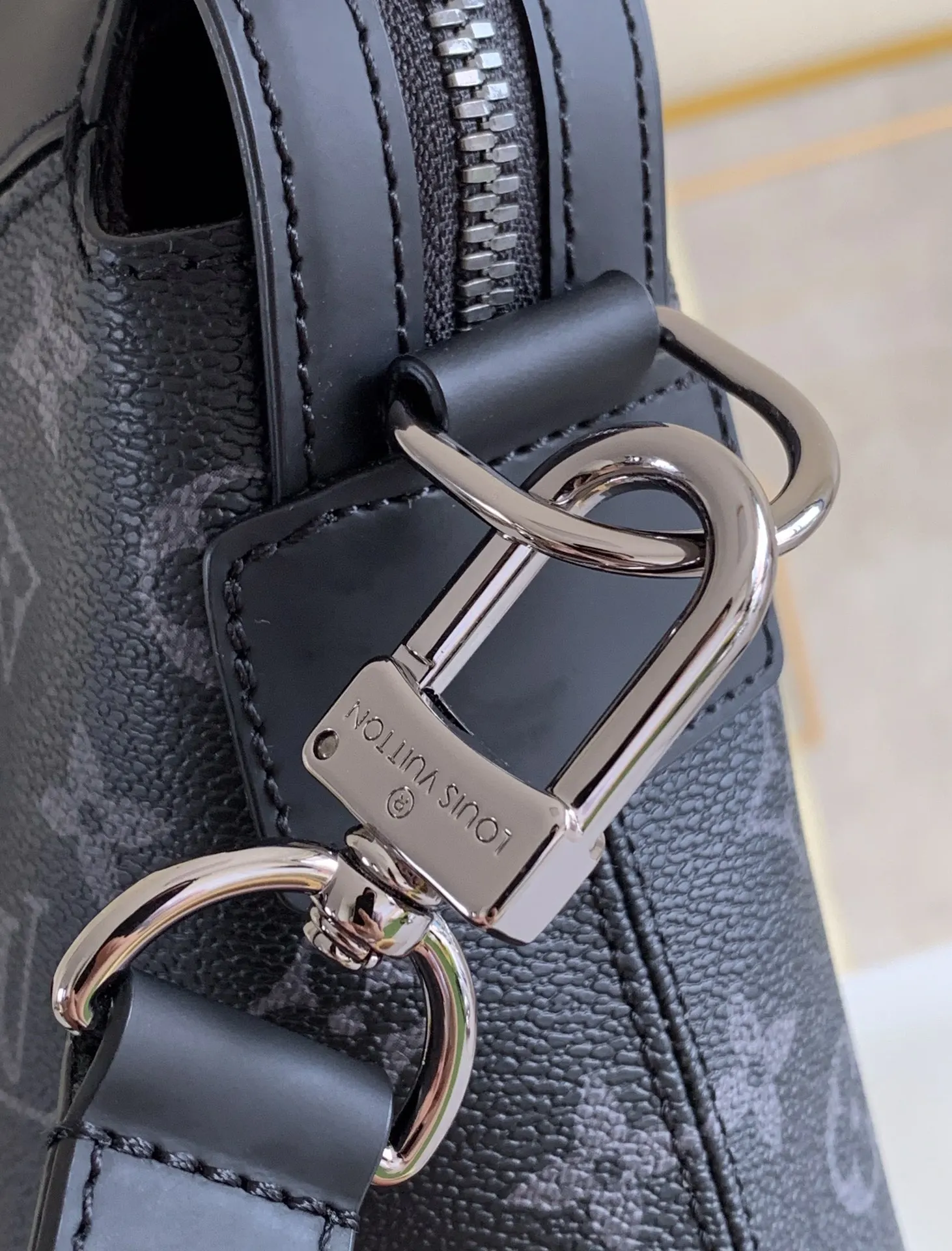 LV 黑色 老花 公文包 精选款