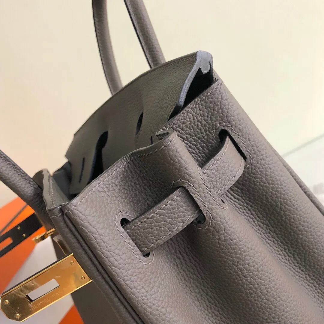 Birkin 荔枝纹 手提包 通勤手提款