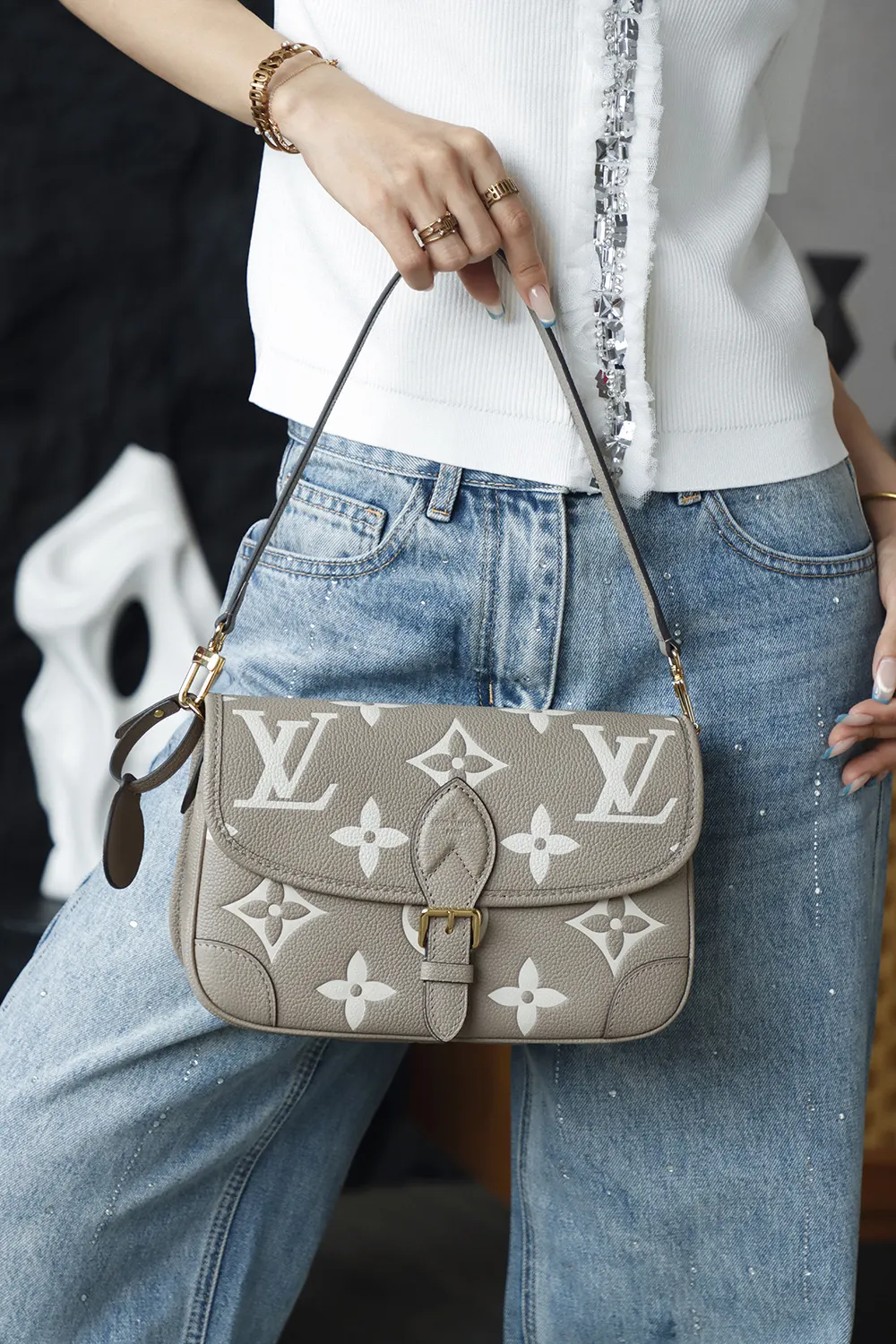 Louis Vuitton White Monogram Fashion Item | ORBUYBAG