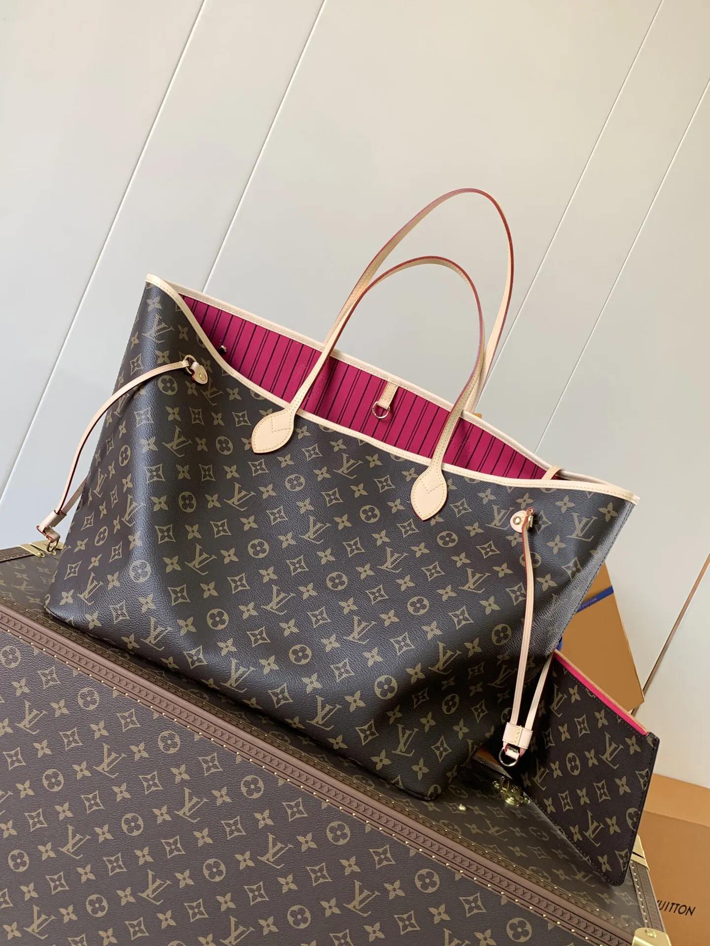 Neverfull 牛皮 托特包 大容量托特款