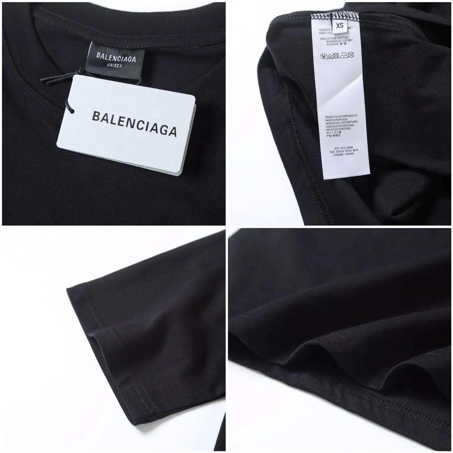 Balenciaga 26SS 印花 水洗 短袖T恤 街头休闲款
