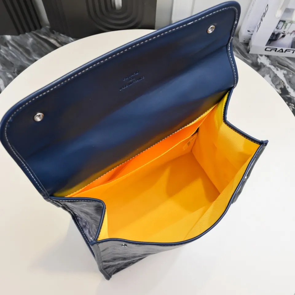Goyard Blue Backpack Image 9 Goyard Blue Backpack Image 9