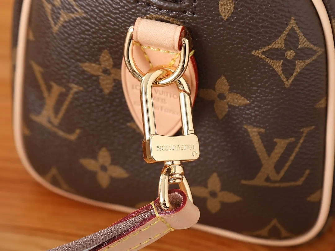 LV Speedy 老花旅行袋 橙色手柄大容量款｜ORBUYBAG 嵐奢包高端時尚精品
