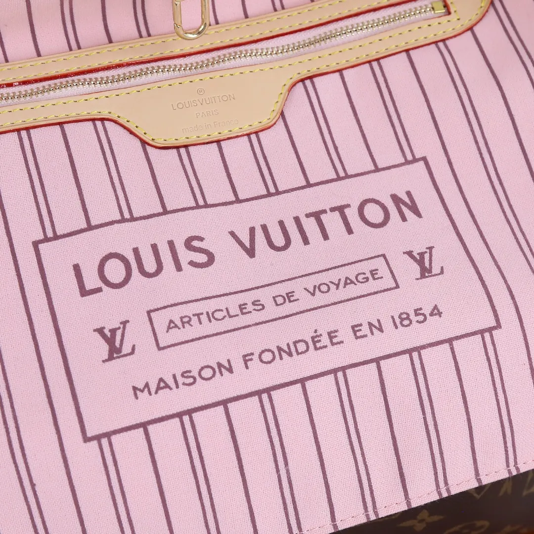 LV Neverfull 帆布 手拿包 精致手拿款