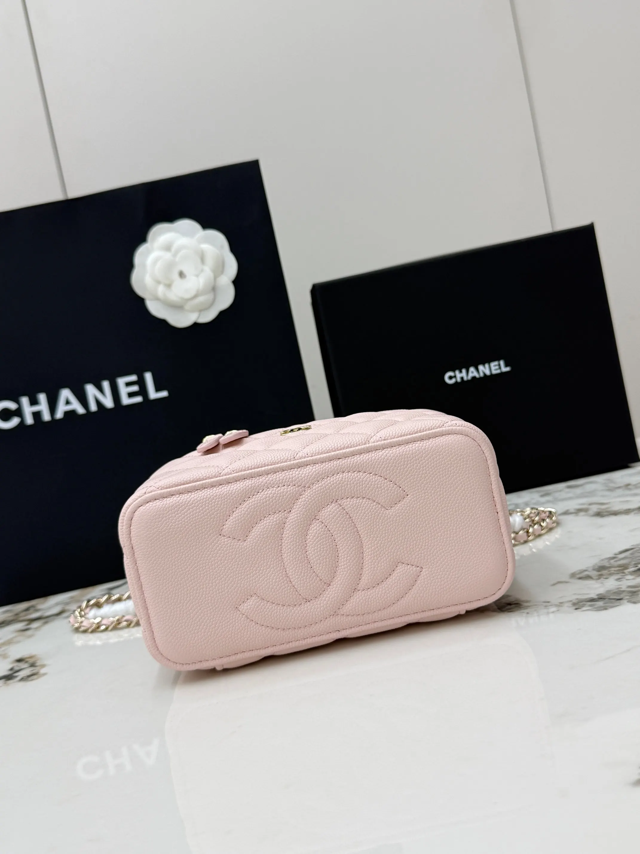 CHANEL 金色 牛皮 鏈條包 精致鏈條款