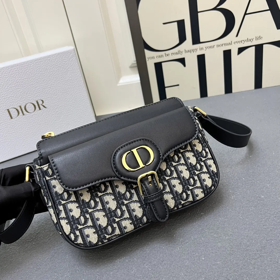 Dior Oblique老花牛皮手袋 手提斜挎
