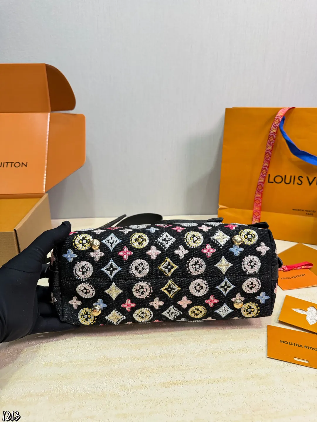 LV CarryAll 老花 牛仔 托特包 大容量托特款