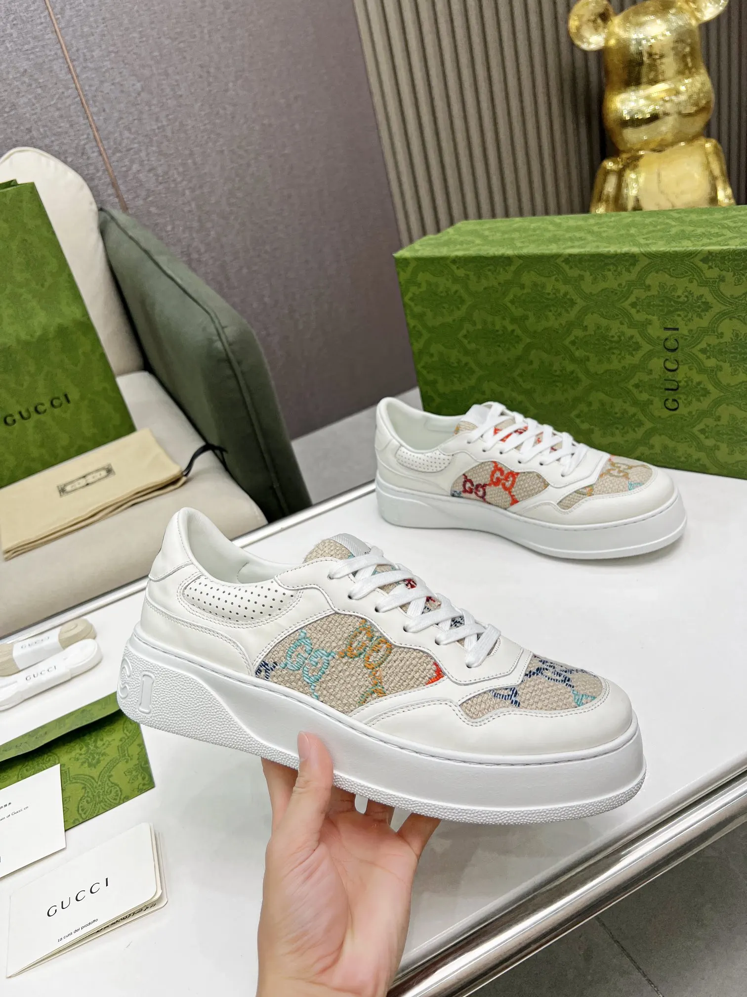 Gucci Logo休闲运动鞋