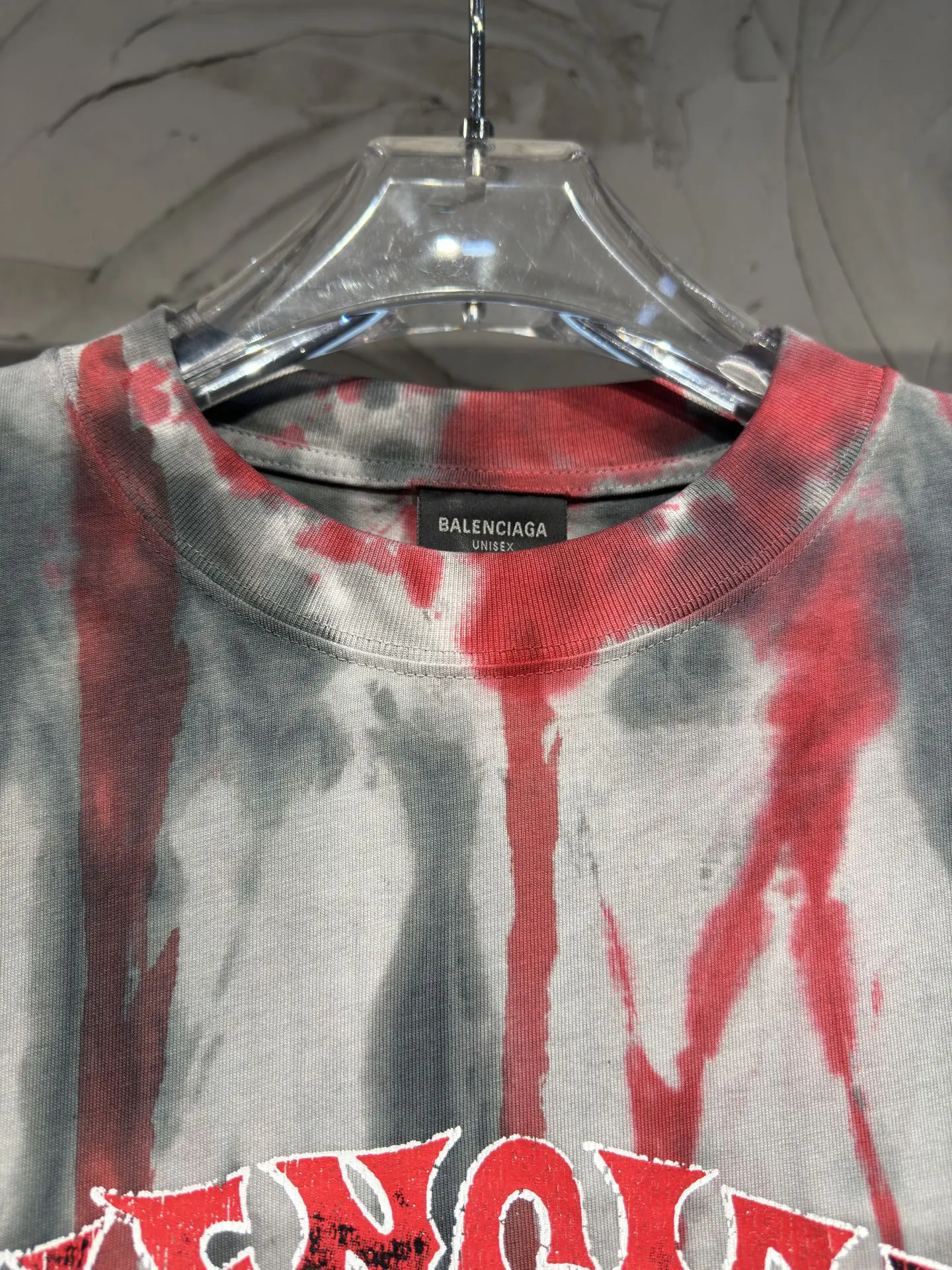 Balenciaga 印花 短袖T恤 街头休闲款