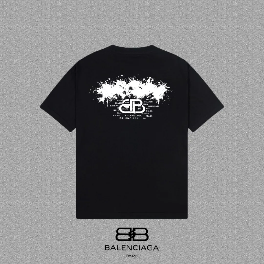 Balenciaga Paris 黑色 短袖T恤