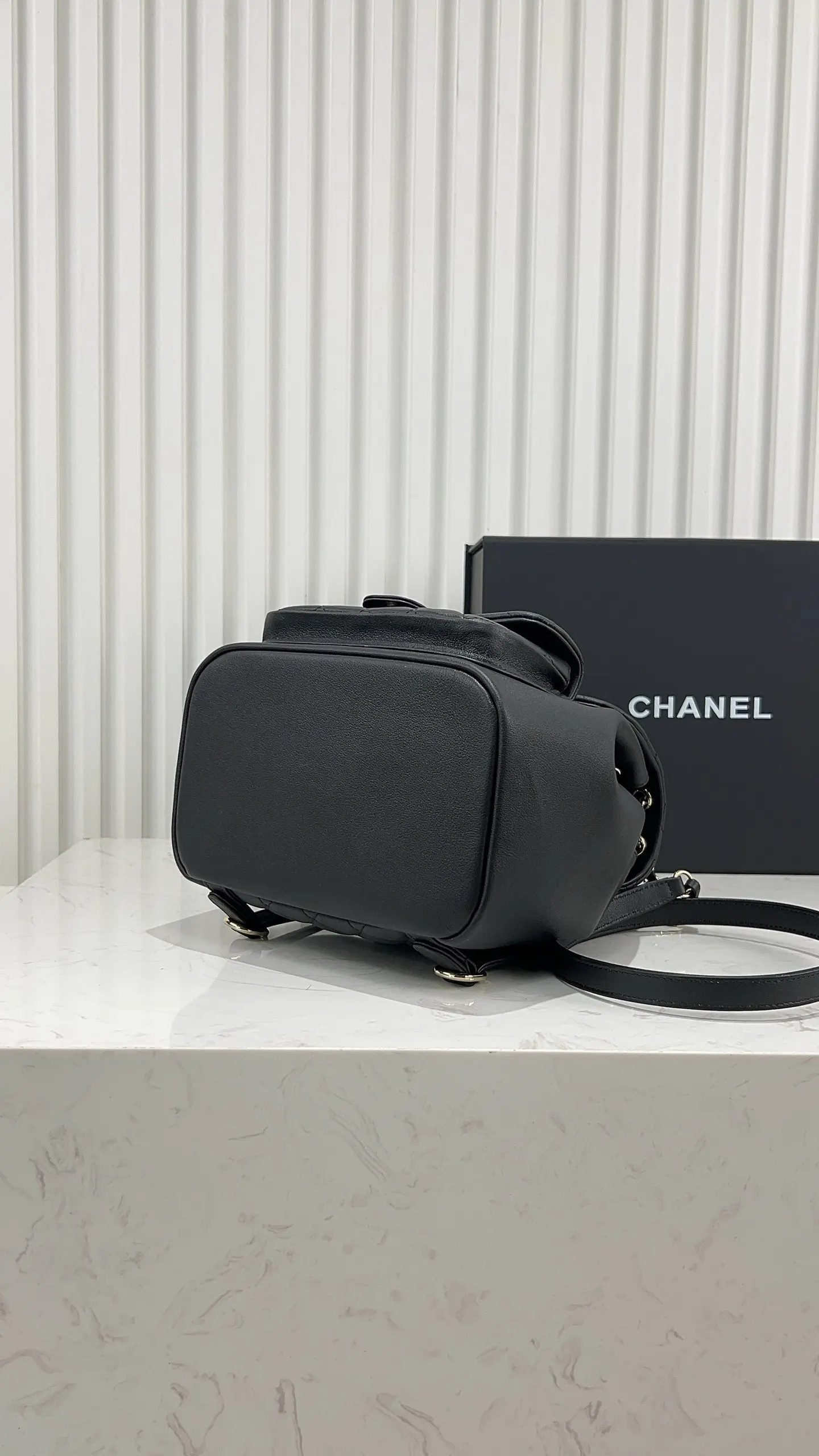 Chanel Black Backpack Leather