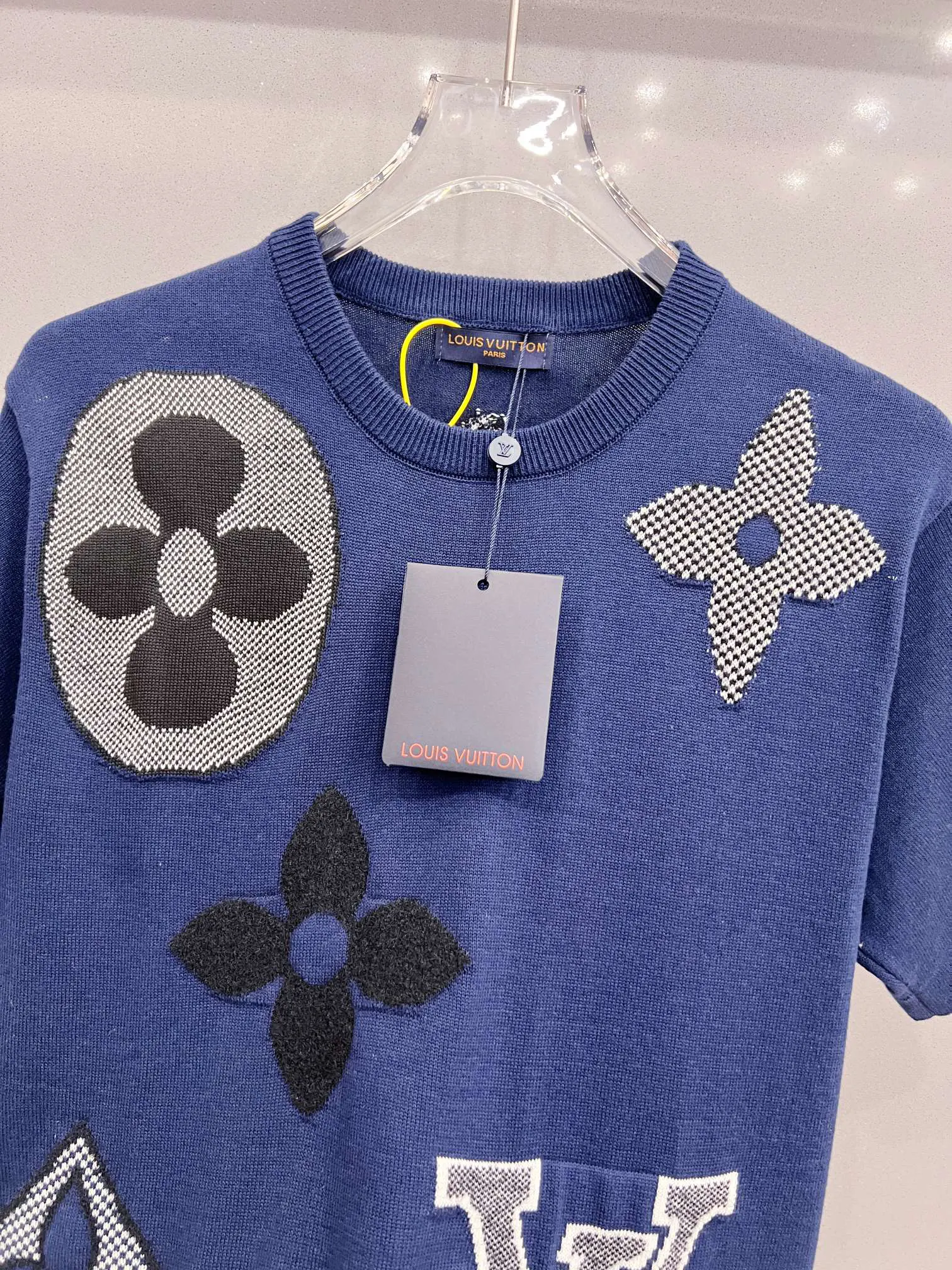 Louis Vuitton 藍色 棉質 T恤