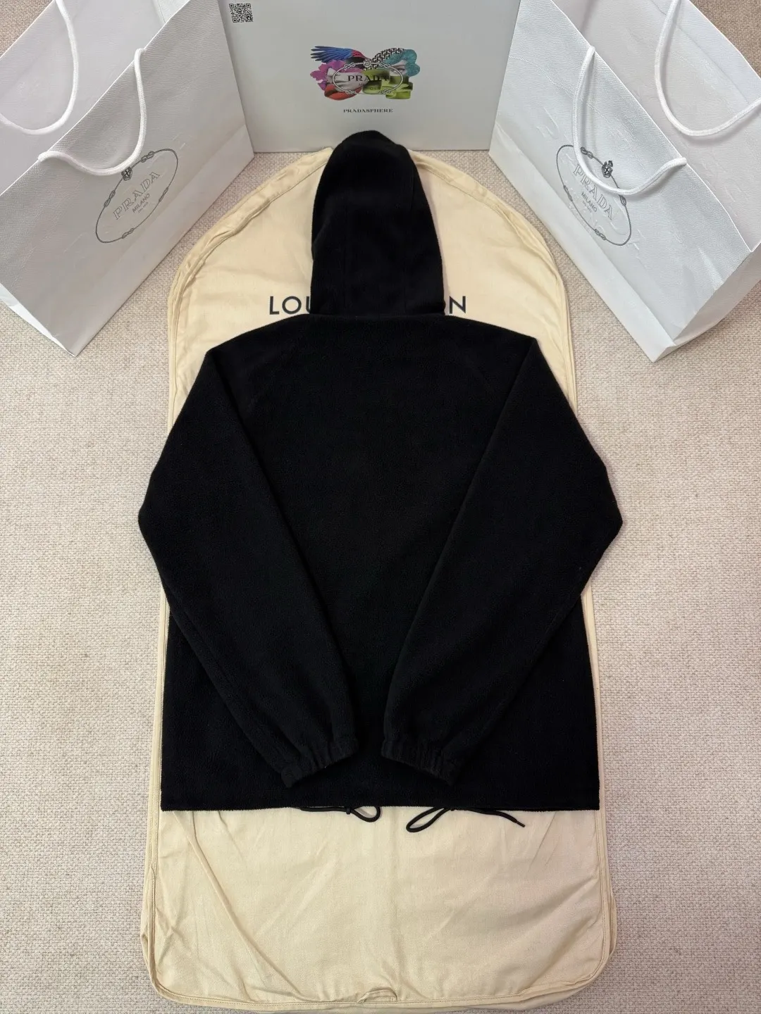 Prada 黑色 羊毛 夾克