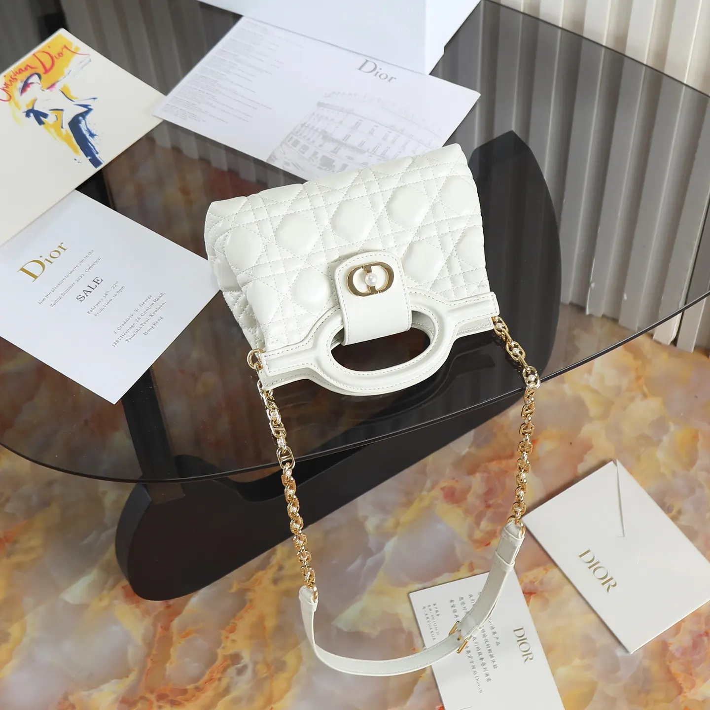 Dior 手提包 白色(數字9) Dior 手提包 白色(數字9)