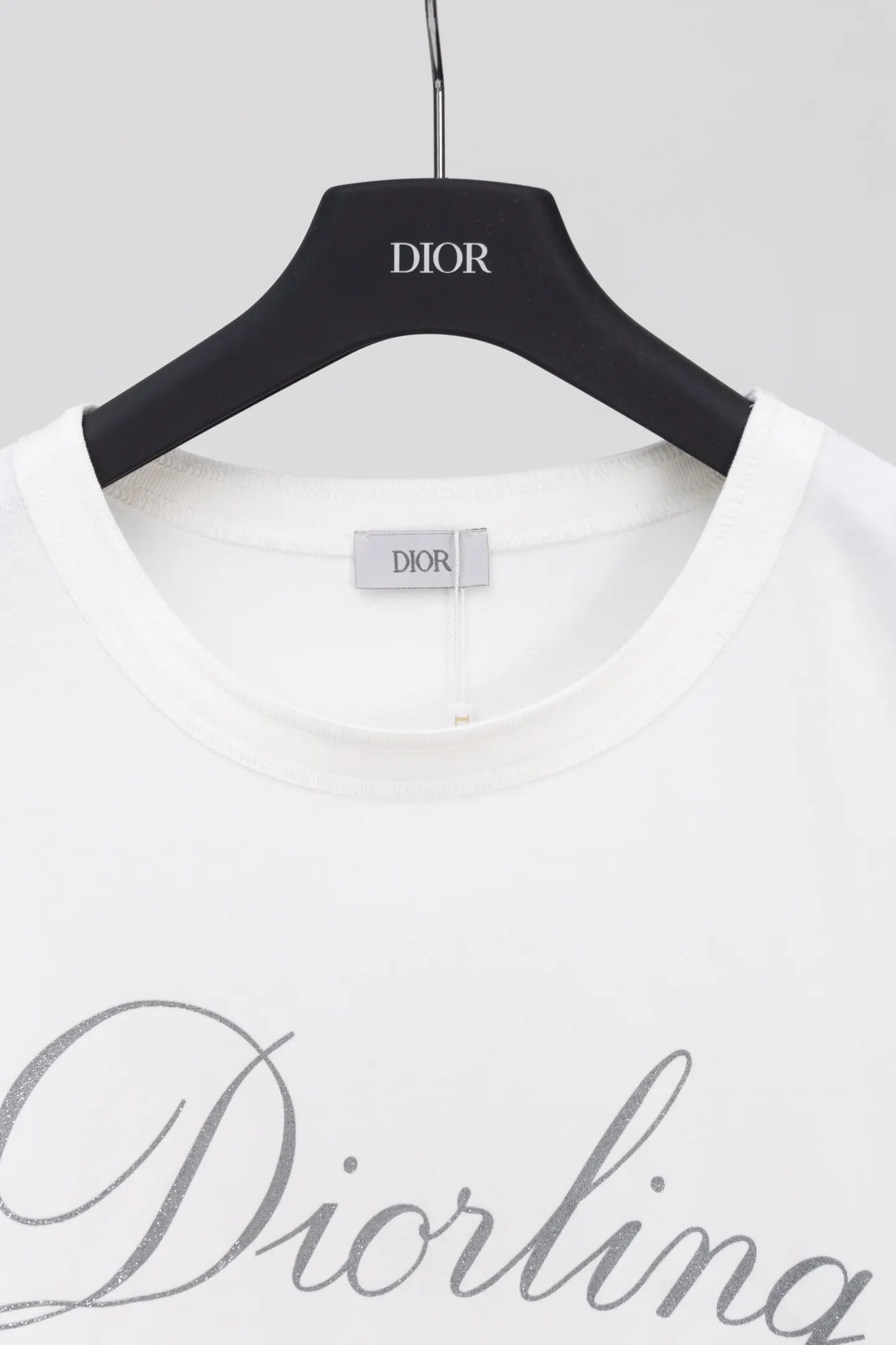 DIOR 25FW 白色 印花 纯棉 短袖T恤 休闲百搭款