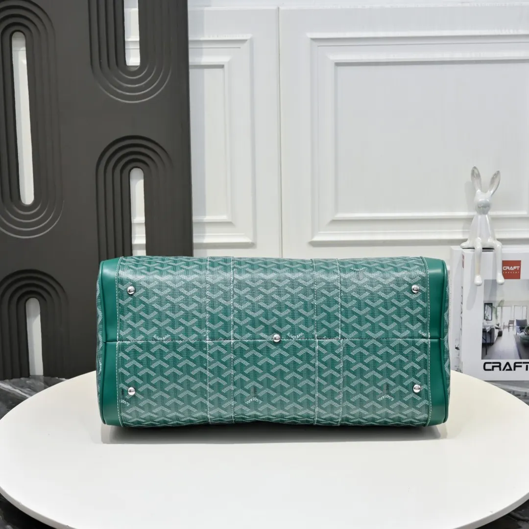 Goyard 綠色 牛皮 旅行袋 大容量旅行款