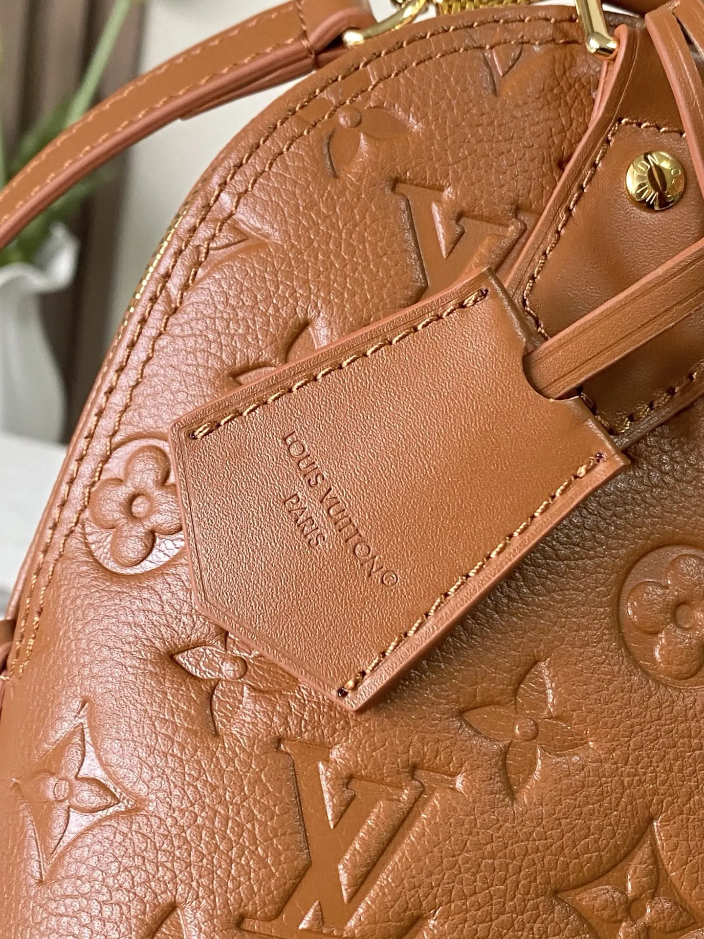 Louis Vuitton Alma 棕色 老花 手提包