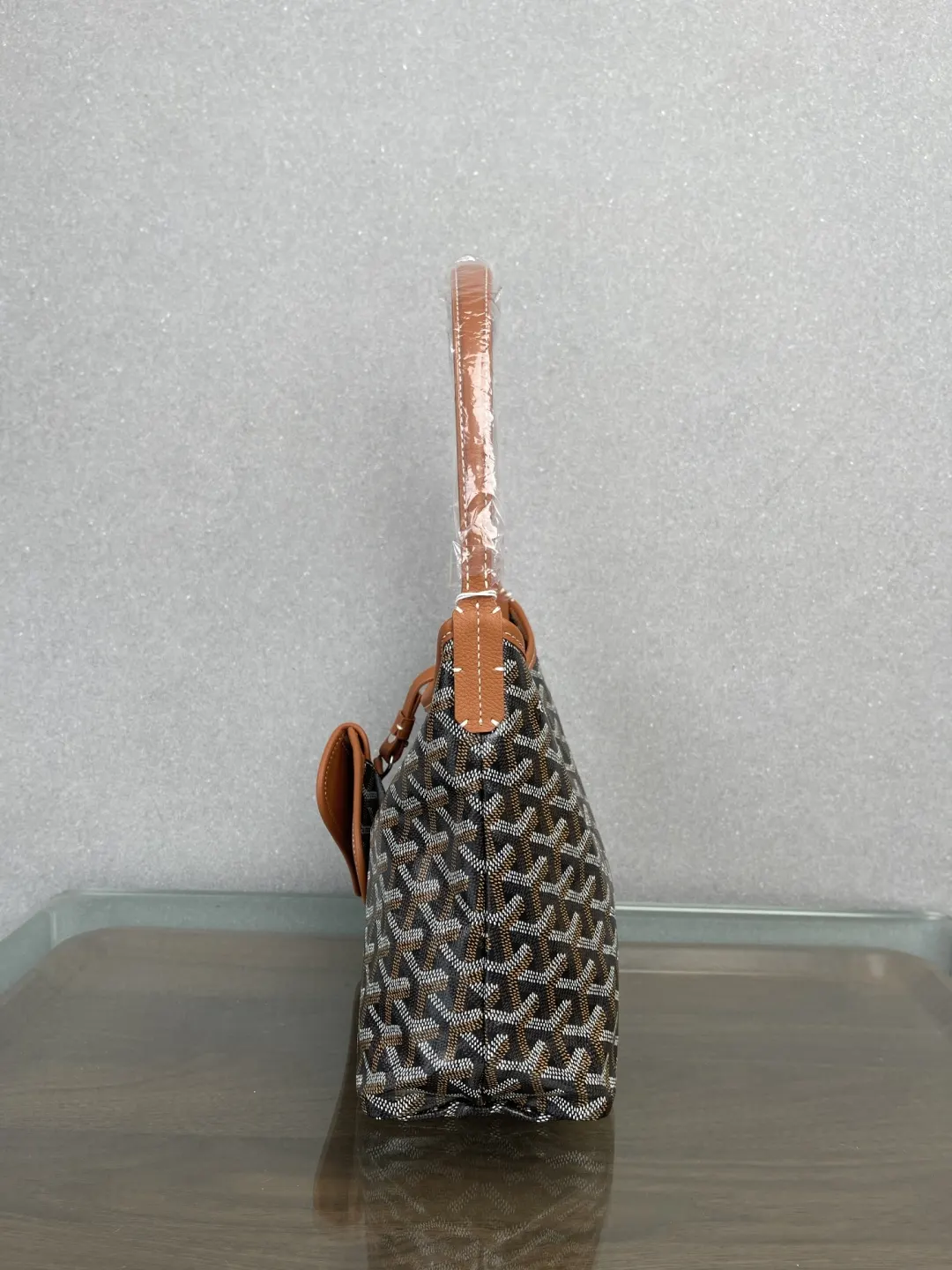 Goyard Hobo 棕色 腋下包 复古腋下背款