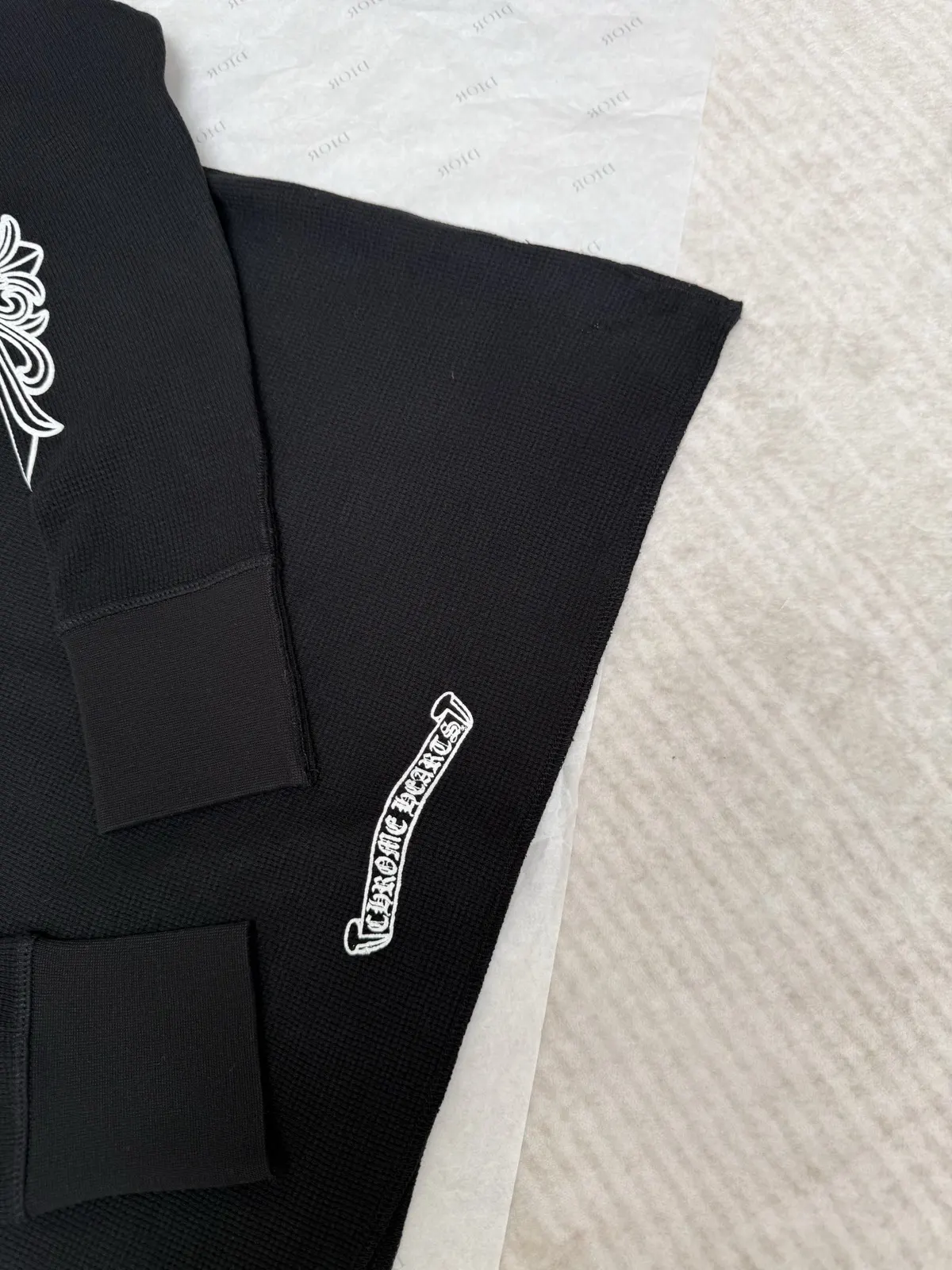 Chrome Hearts 黑色 印花 長袖T恤 日常百搭款(數字5) Chrome Hearts 黑色 印花 長袖T恤 日常百搭款(數字5)