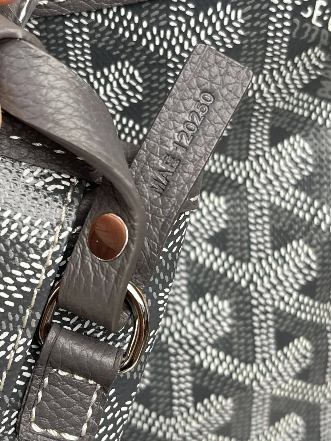 Goyard Hobo 灰色 腋下包 复古腋下背款