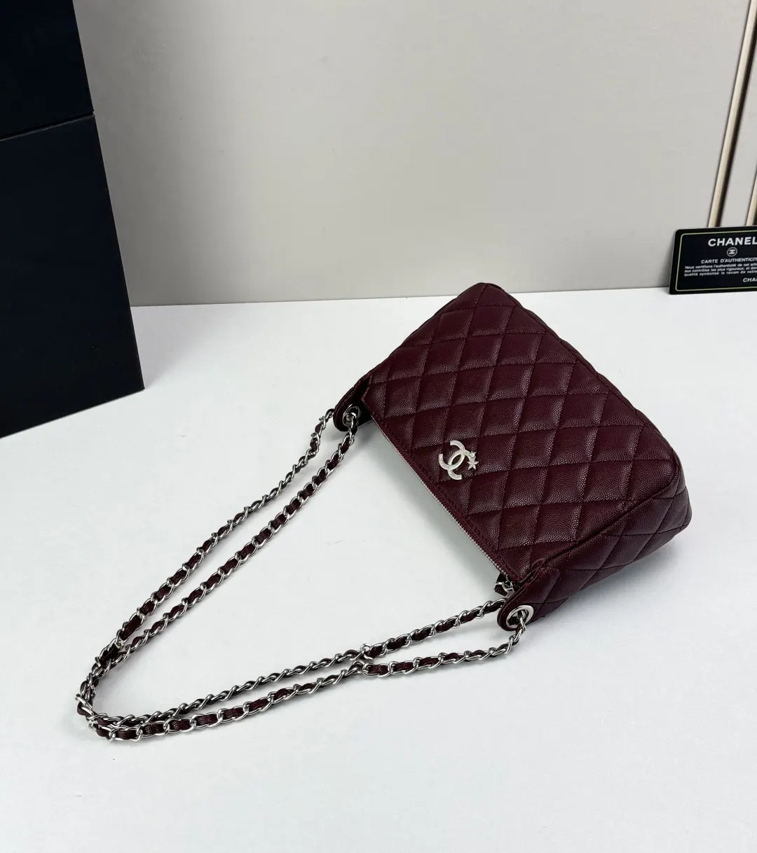CHANEL 麻将包 超美 可斜挎 可单肩 内里容量大 很 斜挎包 轻便斜挎款