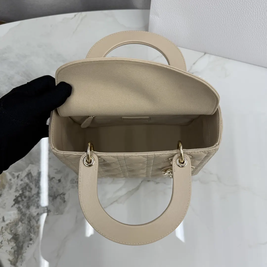 Dior Lady Dior Lady Sheepskin Clip Fine Accessories Handbag Image 9 Dior Lady Dior Lady Sheepskin Clip Fine Accessories Handbag Image 9