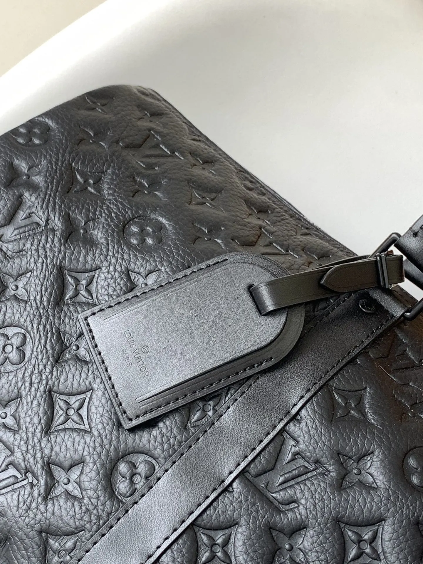 Keepall 黑色 牛皮 旅行包 大容量旅行款
