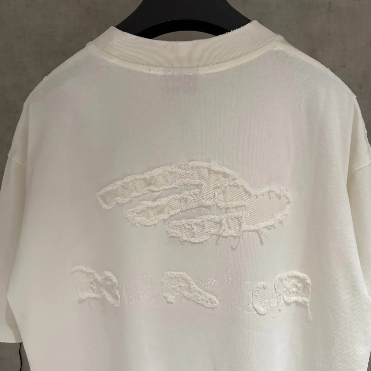 Balenciaga 25SS 刺绣 纯棉 短袖T恤
