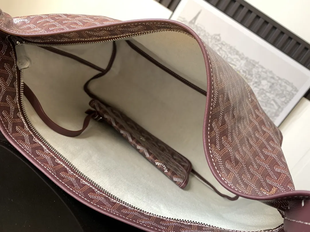 Goyard Hobo 牙 枣红 Bohème 腋下包 复古腋下背款