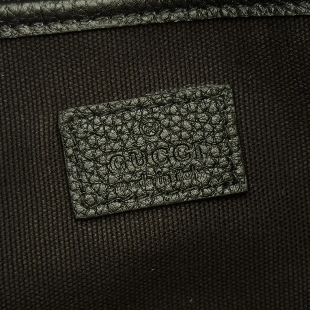 Gucci Black Brown Hobo Shoulder Bag Vintage Leather Image 9 Gucci Black Brown Hobo Shoulder Bag Vintage Leather Image 9