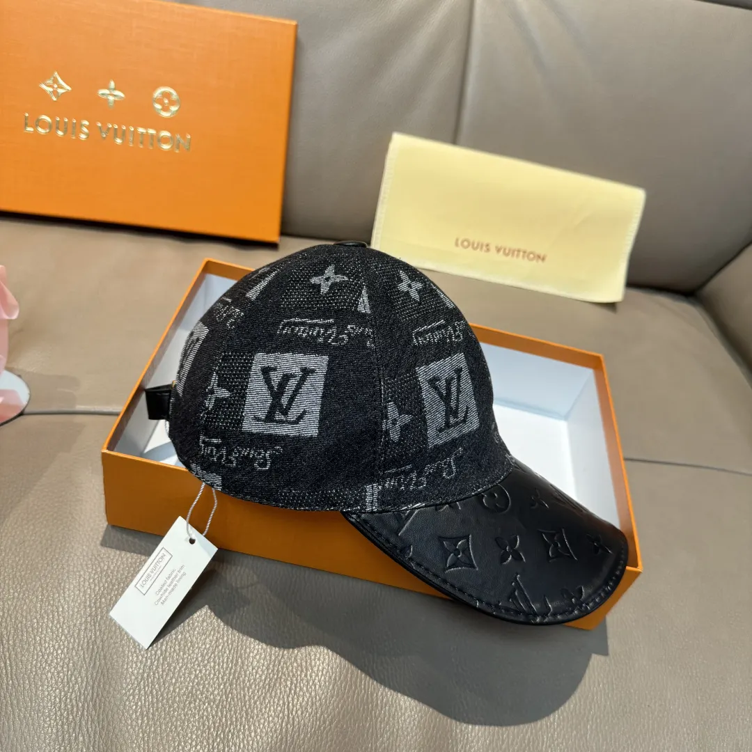 LV 牛皮 棒球帽 日常休闲款