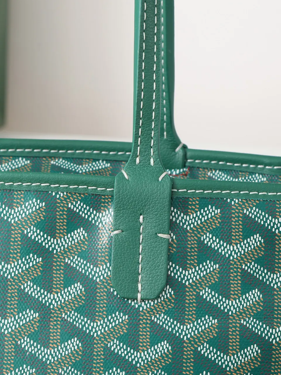 Goyard 绿色 皮革 托特包 大容量托特款