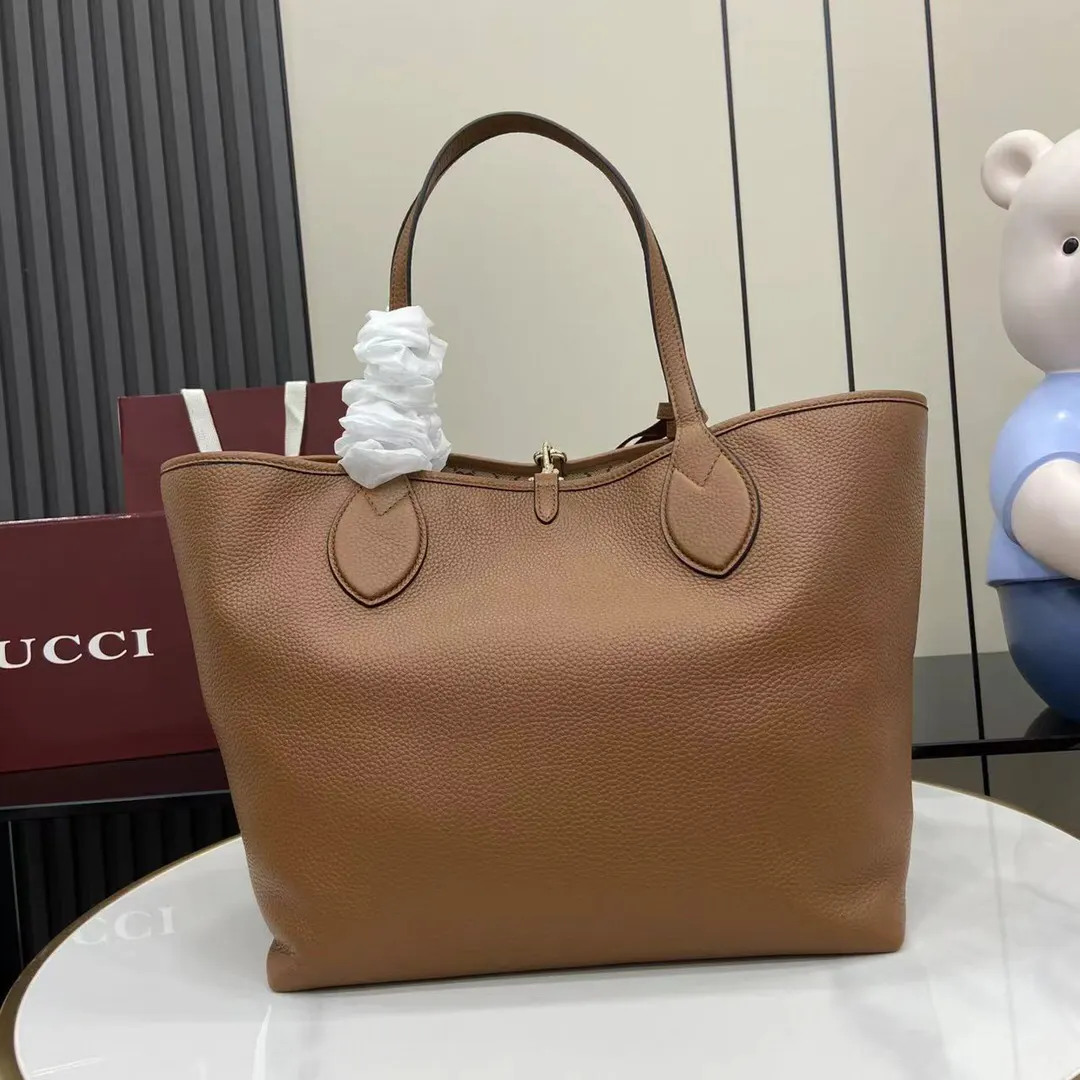 棕色 金色 帆布 托特包 大容量托特款